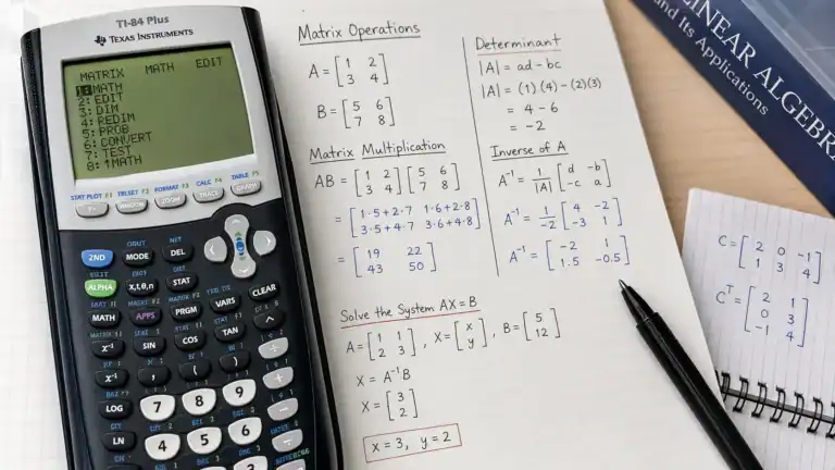 How to Use Matrices on a TI-84 Calculator: Complete Step-by-Step Guide